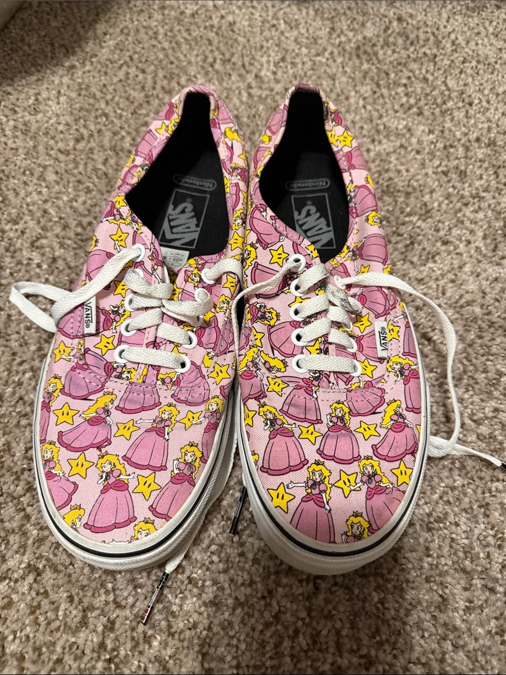 Vans Women’s Princess Peach Sneakers - Picture 2 of 4